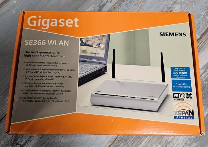 Gigaset Router Siemens SE366 WLAN- Betrouwbaar en Snel!, Computers en Software, Routers en Modems, Gebruikt, Router, Ophalen of Verzenden