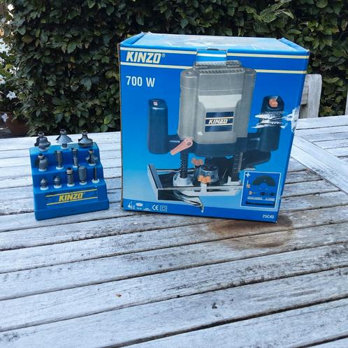 Bovenfrees,  nieuw met set houtfrezen, Doe-het-zelf en Verbouw, Gereedschap | Freesmachines, Zo goed als nieuw, Bovenfrees, Ophalen of Verzenden