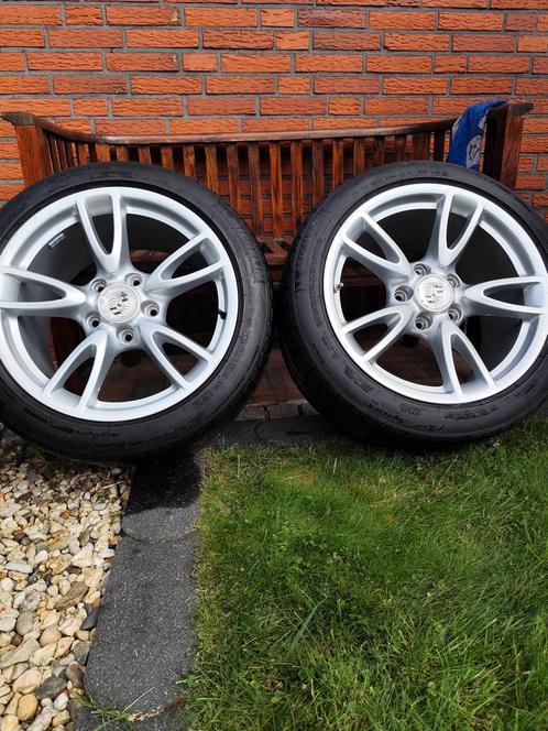 Set org.Porsche Carrera 997 velgen, schoon, goed en netjes, Auto-onderdelen, Banden en Velgen, Zomerbanden, 18 inch, Ophalen