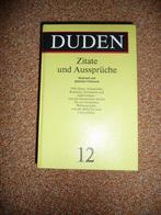 Duden Zitate und Aussprüche nr 12, Duits, Verzenden, Overige uitgevers, Zo goed als nieuw