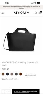 Myomy My Carry Bag schoudertas business tas, Ophalen of Verzenden, Schoudertasje, Zo goed als nieuw, Zwart