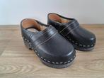 Simson zwart leren klompen maat 24, Ophalen of Verzenden, Zo goed als nieuw, Schoenen