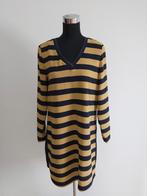 J225 - Blauw-okergele Scotch & Soda jurk maat 1 is S (1), Kleding | Dames, Ophalen of Verzenden, Zo goed als nieuw, Blauw, Boven de knie