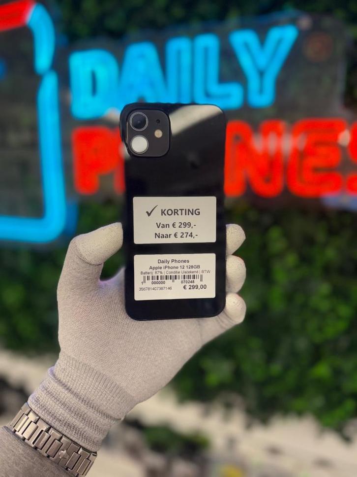 Zo goed als nieuw Apple iPhone 12 128GB, Telecommunicatie, Overige Telecommunicatie, Zo goed als nieuw, Ophalen of Verzenden