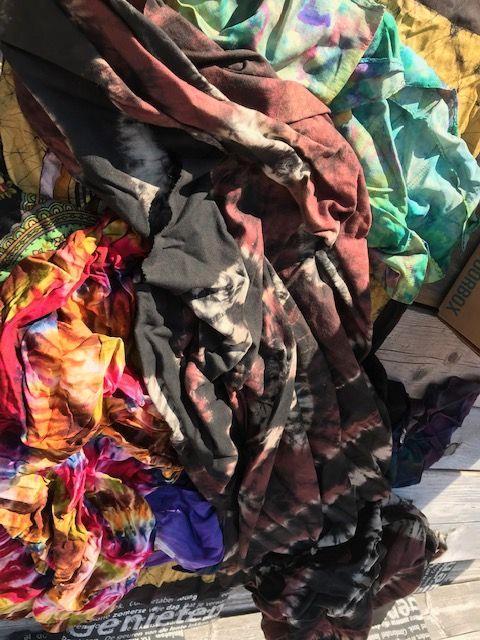 omslagdoek omslag doek doeken stof gekleurd gekleurde, Hobby en Vrije tijd, Stoffen en Lappen, Nieuw, Katoen, 120 cm of meer, 200 cm of meer