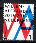 Nederland nr. 3057a Inhuldigingszegel gestempeld, Postzegels en Munten, Postzegels | Nederland, Verzenden, Na 1940, Gestempeld