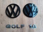 ZWARTE LOGO'S - VOLKSWAGEN GOLF 4 - Logo Set / Emblemen, Auto diversen, Tuning en Styling, Verzenden
