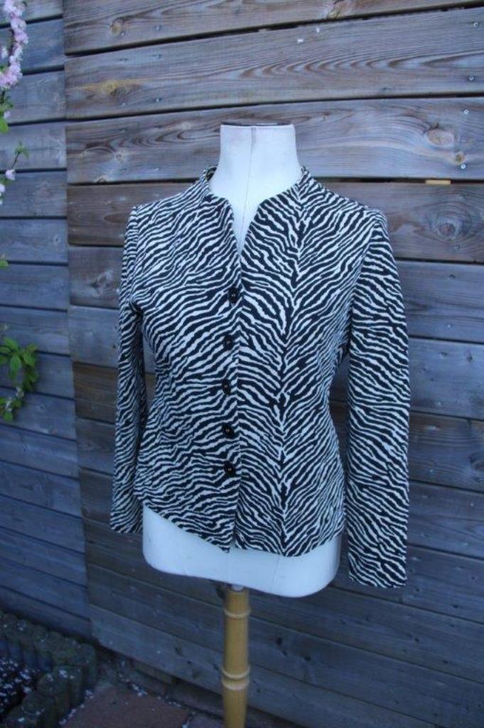 Vest beige/ zwart Purdey mt L Vaste prijs, Kleding | Dames, Truien en Vesten, Zo goed als nieuw, Maat 42/44 (L), Beige, Ophalen of Verzenden