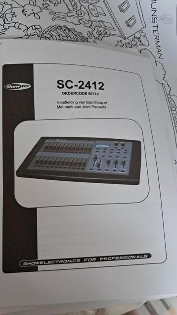 Showtec SC-2412 Lichttafel - 24 Kanalen beschikbaar voor biedingen