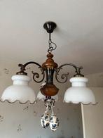 Eiken lamp, Huis en Inrichting, Lampen | Hanglampen, Ophalen of Verzenden