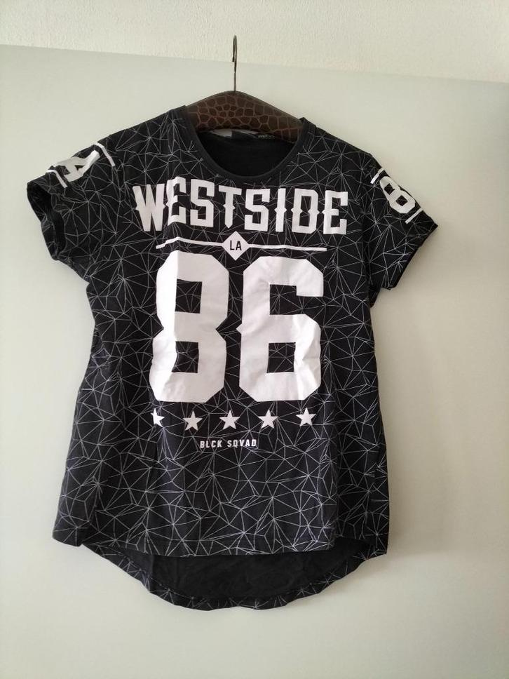 Nieuw Stoere westside t shirt mt XS, Kleding | Heren, T-shirts, Nieuw, Maat 46 (S) of kleiner, Zwart, Ophalen of Verzenden