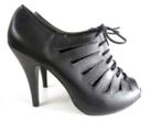 NIEUWE zwarte peeptoes pumps 40, Verzenden, Zwart, Nieuw, Schoenen met hoge hakken