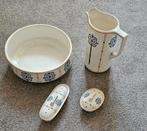 Antieke lampetset Societe Ceramique, Ophalen of Verzenden
