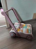 Roze blokken loopwagen Little Dutch compleet!, Ophalen, Zo goed als nieuw, Duw- of Trekspeelgoed