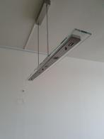 hanglamp met glazen rand i.g.st., Gebruikt, 50 tot 75 cm, Ophalen, Glas