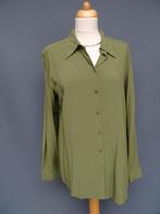 UNITED COLOURS OF BENETTON maat L, kakigroene blouse., Benetton, Maat 42/44 (L), Ophalen of Verzenden, Zo goed als nieuw