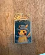 Pikachu with grey felt hat, Ophalen of Verzenden, Nieuw, Losse kaart, Foil