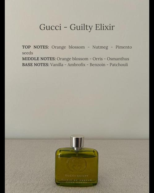 GUCCI - GUILTY ELIXIR -> 2-5-10 ml, Sieraden, Tassen en Uiterlijk, Uiterlijk | Parfum, Nieuw, Verzenden