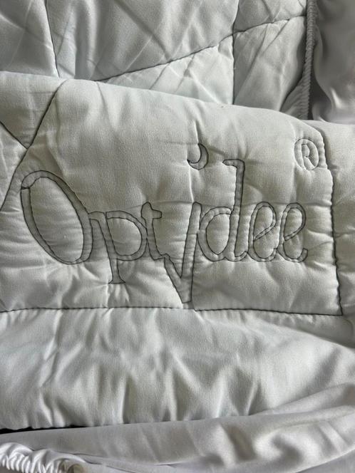 Optidee soft top matrasoplegger, Huis en Inrichting, Slaapkamer | Beddengoed, Gebruikt, Hoeslaken of Sloop, Overige maten, Wit