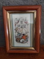 Schilderijtje Anton Piek, Minder dan 50 cm, Oorspronkelijke maker, Ophalen of Verzenden, Zo goed als nieuw