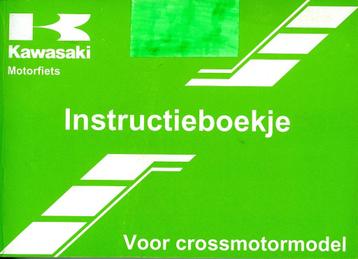Kawasaki Instructieboekje 2005 KX crossmodellen 99984-1057 beschikbaar voor biedingen