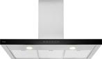 SA9) Nieuwe RVS Etna blokmodel schouwkap, 90cm, glasfront, Witgoed en Apparatuur, Afzuigkappen, Ophalen, Wandschouwkap, Recirculatie
