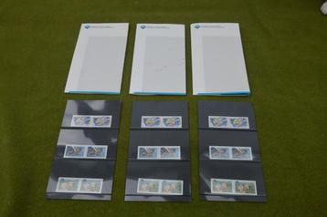 3 Vintage mapjes met postzegels uitgegeven Ministerie VROM beschikbaar voor biedingen