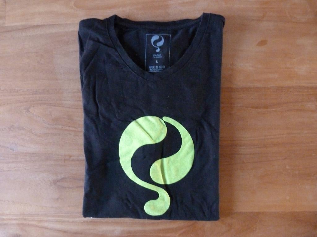 Quick - Q1915, tennisshirt, zwart, maat L, Maat 52/54 (L), Quick - Q1905, Zwart, Ophalen of Verzenden