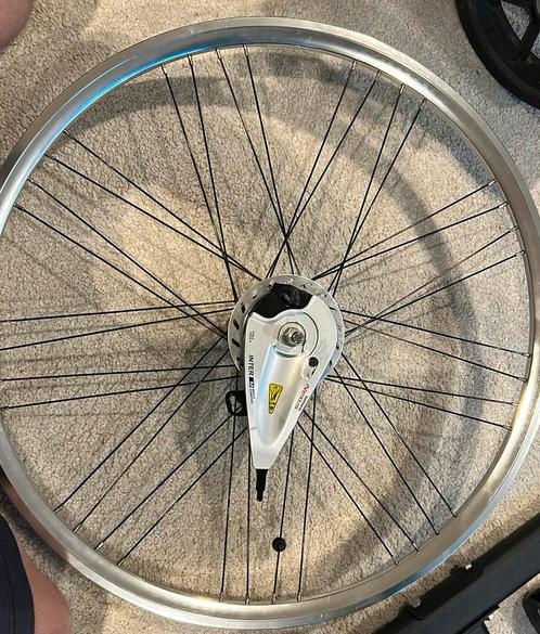 24” Bicycle Wheel, Shimano Nexus 3-Speed, Brake & Dynamo Hub, Fietsen en Brommers, Fietsonderdelen, Nieuw, Algemeen, Ophalen