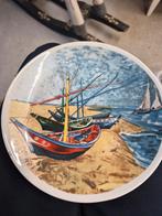 Van Gogh Bord - Barques sur la plage, Ophalen of Verzenden