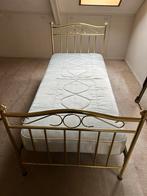 Messing eenpersoons bed 90x200, Huis en Inrichting, Slaapkamer | Bedden, Ophalen, Gebruikt, 90 cm, Romantisch