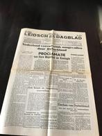 Leidsch Dagblad 10 mei 1940 (Herdruk), Verzamelen, Tijdschriften, Kranten en Knipsels, Nederland, Krant, Ophalen of Verzenden