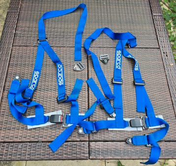 sparco 3 punts gordels blauw omp schroth sandtler qsp ltec beschikbaar voor biedingen