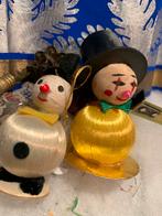 #kerst watten kerstornamenten clown sneeuwpop, T, Ophalen of Verzenden, Zo goed als nieuw, N