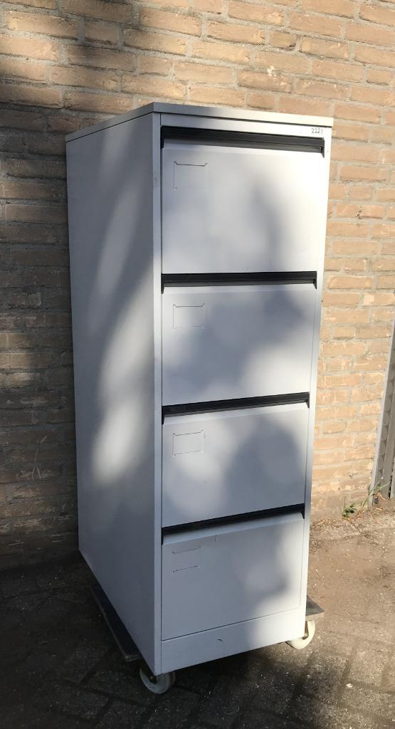 Ladekast, 4 laden, 44x75x134 cm, gereedschap, Huis en Inrichting, Kasten | Roldeurkasten en Archiefkasten, Gebruikt, 100 tot 150 cm