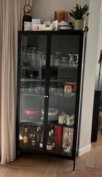 Vitrinekast, Ophalen, Met deur(en), Modern, industrieel, 50 tot 100 cm