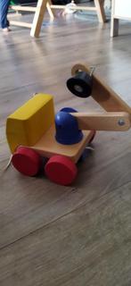 takelwagen hout, Ophalen of Verzenden, Gebruikt, Duw- of Trekspeelgoed