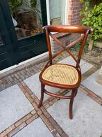 Bistro Stoel hout - Thonet, Huis en Inrichting, Stoelen, Ophalen, Riet of Rotan, Bruin, Zo goed als nieuw