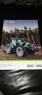 Deutz fahr 6C serie trekker folder 6115c traktor brochure, Verzenden, Zo goed als nieuw