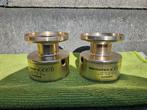 2 Shimano 4500B Spoelen Bedrukte Tekst, Watersport en Boten, Ophalen of Verzenden, Zo goed als nieuw