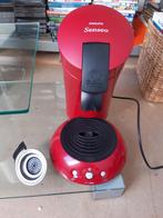 Rode Philips Senseo Koffiepadmachine - Zo goed als nieuw, Witgoed en Apparatuur, Koffiezetapparaten, Koffiemachine, Ophalen of Verzenden