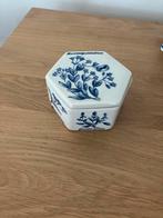 Delfts Blauw Porseleinen Doosje met Deksel, Ophalen of Verzenden