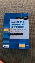 Basiskennis informatie beveiliging, Ophalen of Verzenden, Zo goed als nieuw