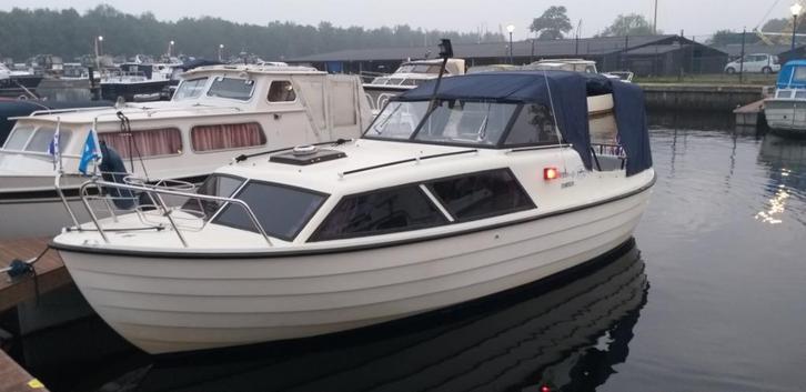 Nidelv 24 Noorse spitsgatter Rondzit, Watersport en Boten, Motorboten en Motorjachten, Gebruikt, Polyester, 6 tot 9 meter, Diesel