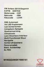 vw arteon 3g8 2018 crashsensor druksensor 2x set 3g8959109, Auto-onderdelen, Ophalen of Verzenden, Gebruikt, Volkswagen