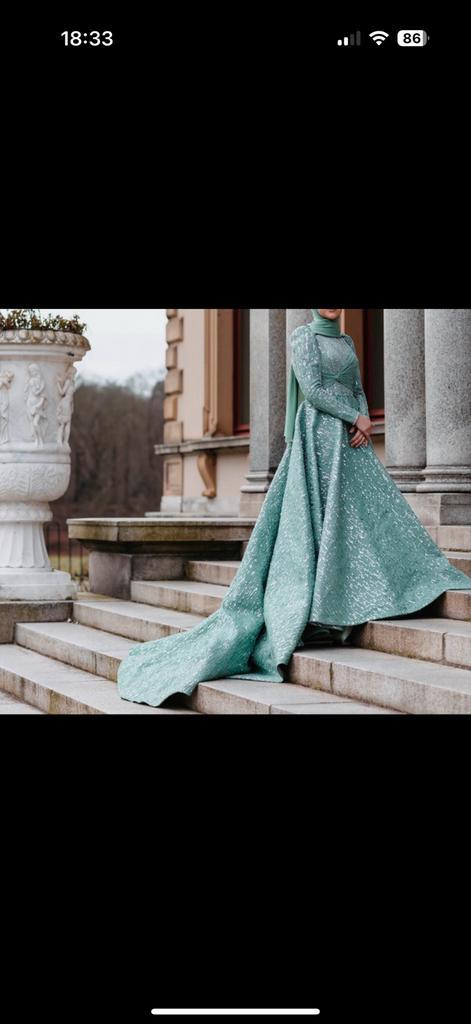 Hennajurk / Verlovingsjurk, tesettur kinalik/ nisanlik, Kleding | Dames, Trouwkleding en Trouwaccessoires, Zo goed als nieuw, Trouwjurk