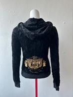 Vintage juicy couture zip up hoodie, Kleding | Dames, Truien en Vesten, Ophalen of Verzenden, Zo goed als nieuw, Zwart