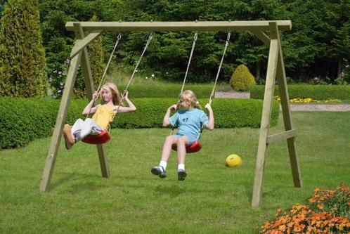Houten schommel Premium Twee persoons | Geimpregneerd  138, Kinderen en Baby's, Speelgoed | Buiten | Speeltoestellen, Nieuw, Schommel