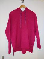 Mooie wollen trui met capuchon fuchsia XL, Kleding | Dames, Truien en Vesten, Ophalen of Verzenden, Zo goed als nieuw, Maat 42/44 (L)