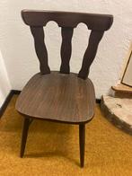 4 Eiken Bombay Stoelen uit café/horeca, Huis en Inrichting, Gebruikt, Bruin, Ophalen of Verzenden, Vier